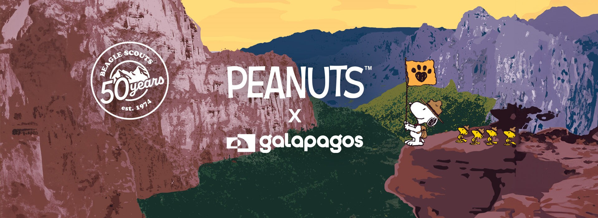 Dos quadrinhos de infância para a sua aventura: Snoopy Escoteiro e Galapagos Outdoor