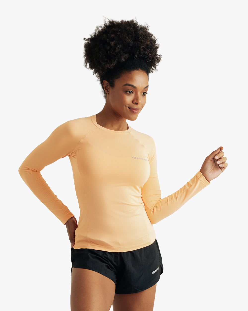 Blusa Segunda Pele UV Vella Feminina - Salmão