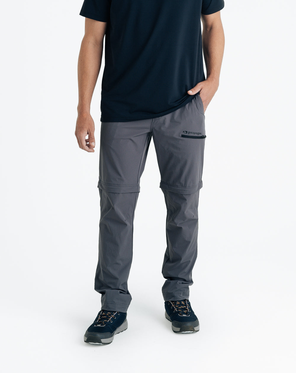 Calça Conversível Atlas Masculina - Cinza