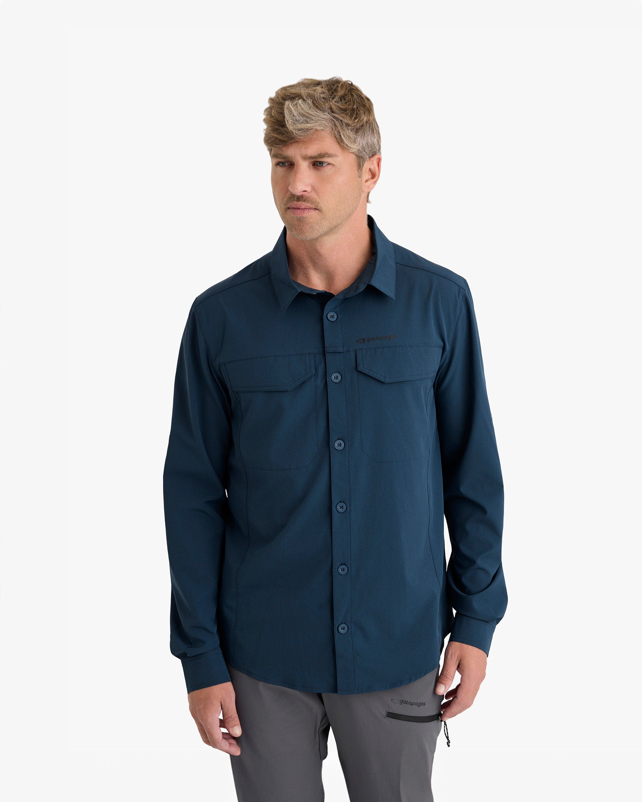 Camisa Technical UV50+ Defender - Azul Marinho