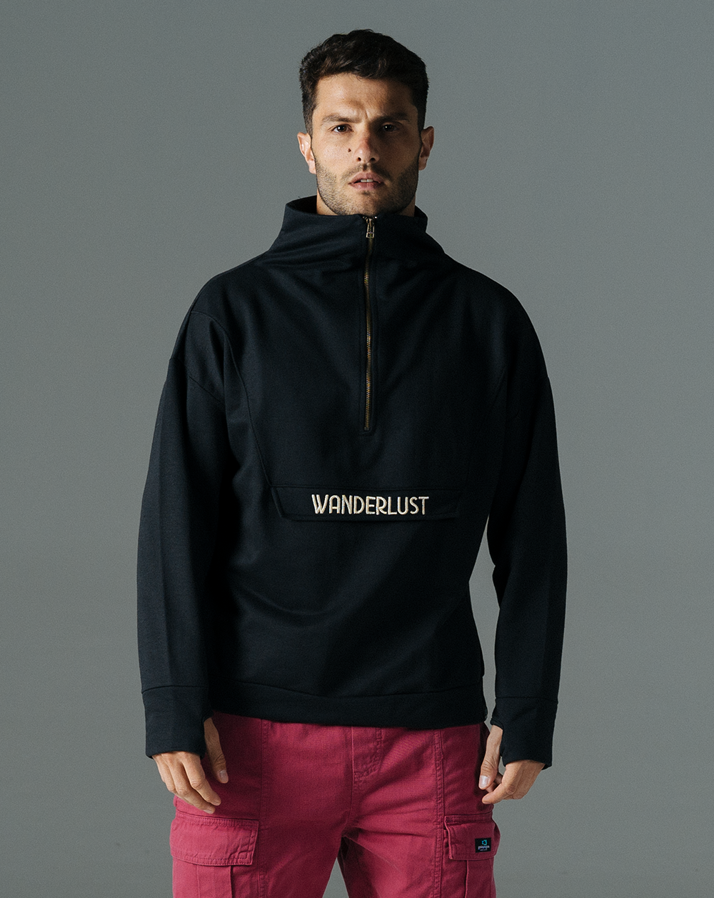 Moletom All Gender Wanderlust - Preto