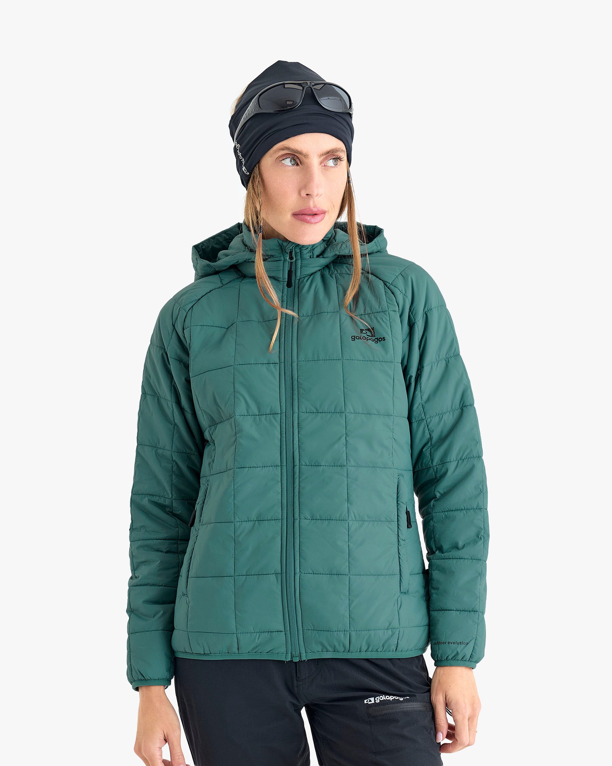 Jaqueta Puffer Ibex Thermolite Heat Feminina - Verde
