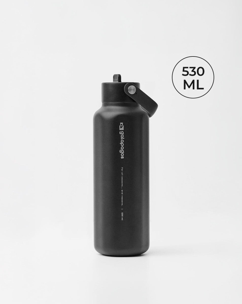 Garrafa River 530ml - Preto