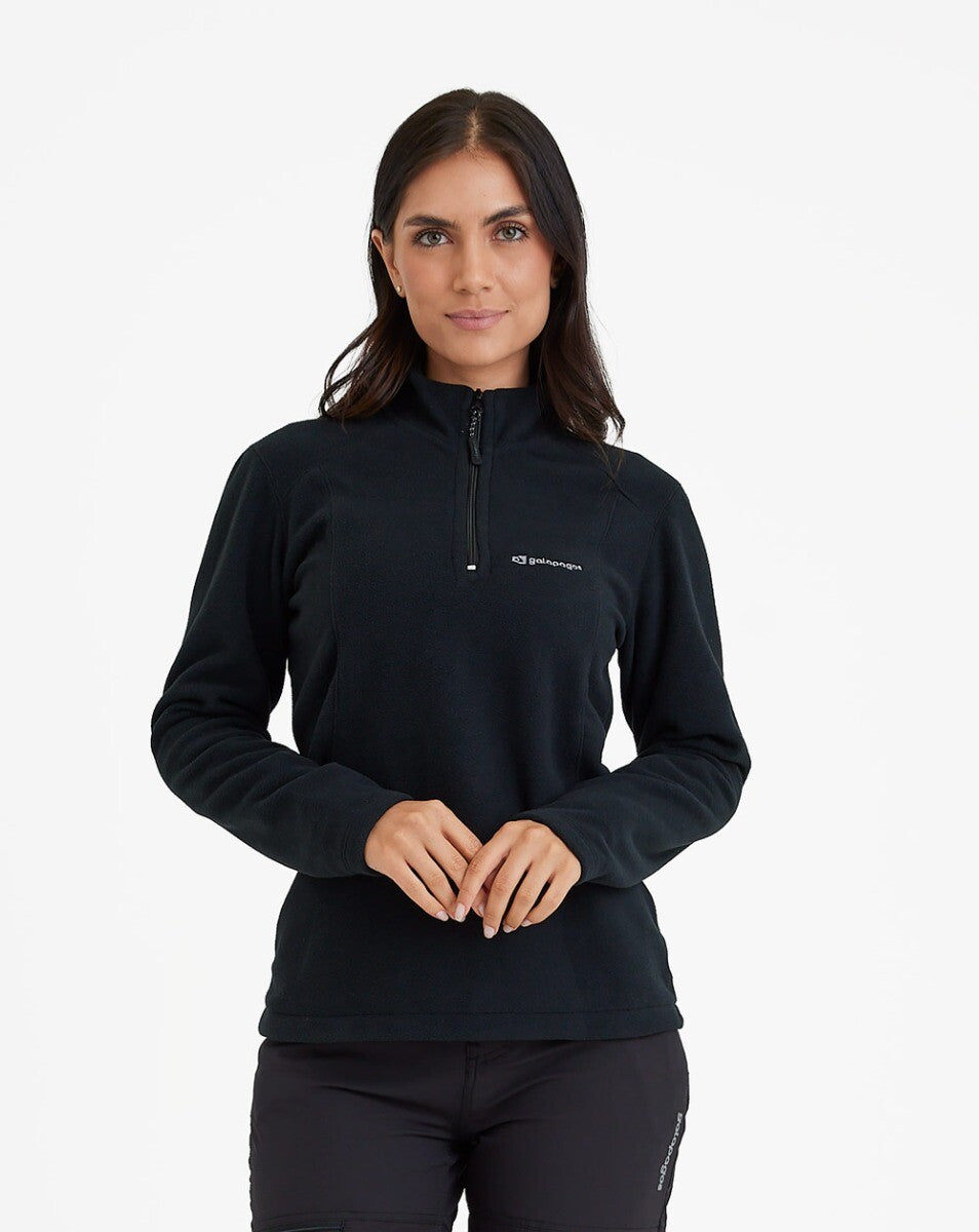 Blusão Fleece Feminino Makalu 2.0 - Preto