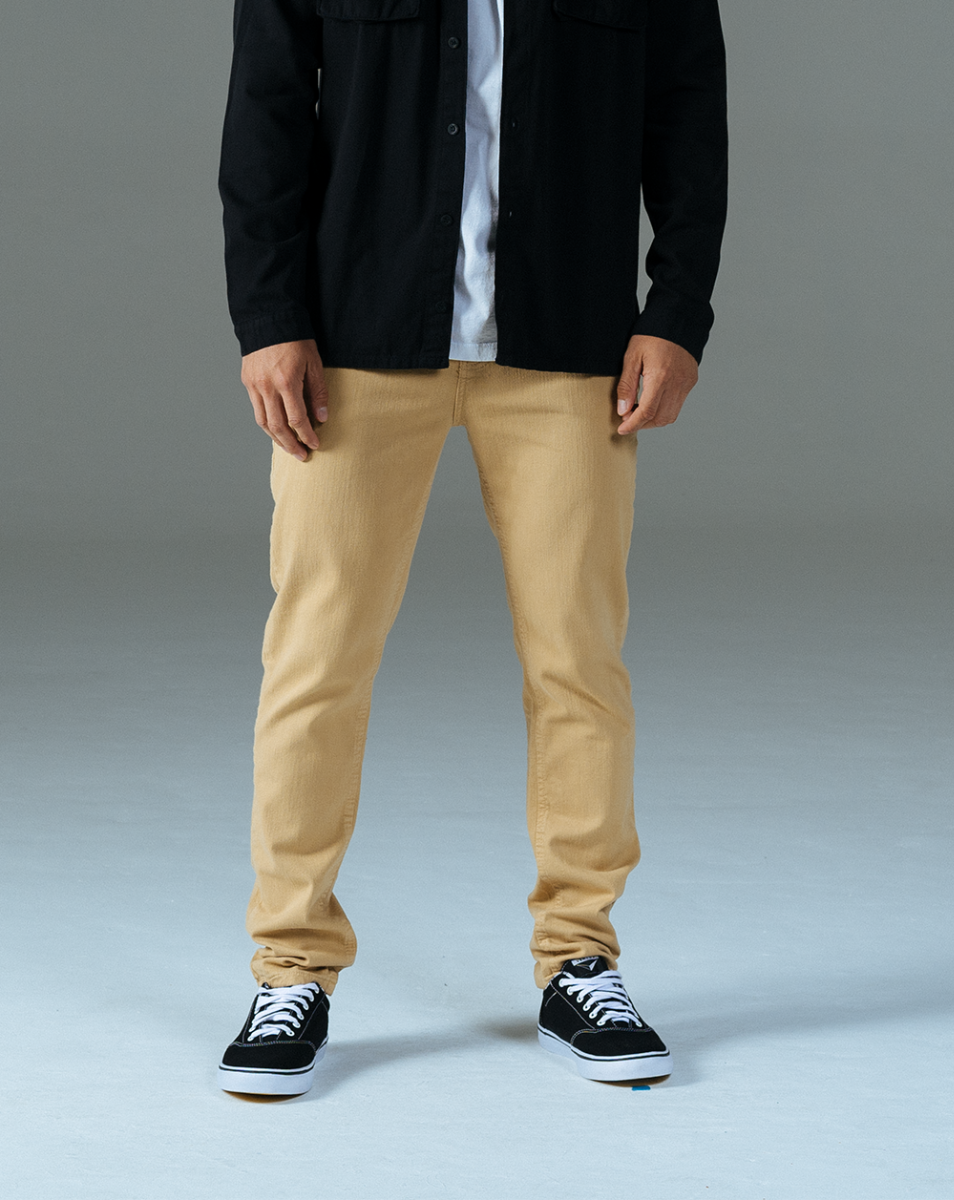 Calça Sarja Masculina Voyager - Caqui