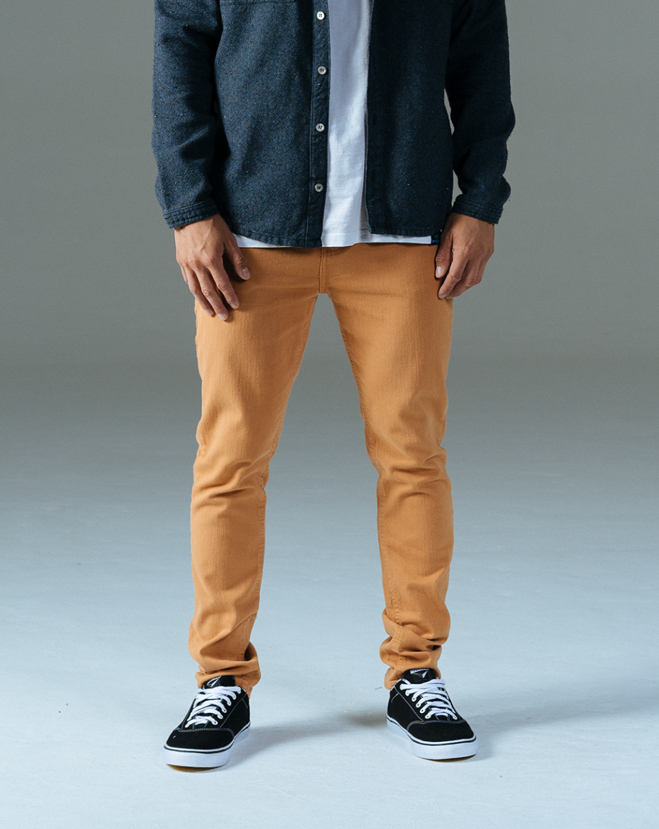 Calça Sarja Masculina Voyager - Caramelo