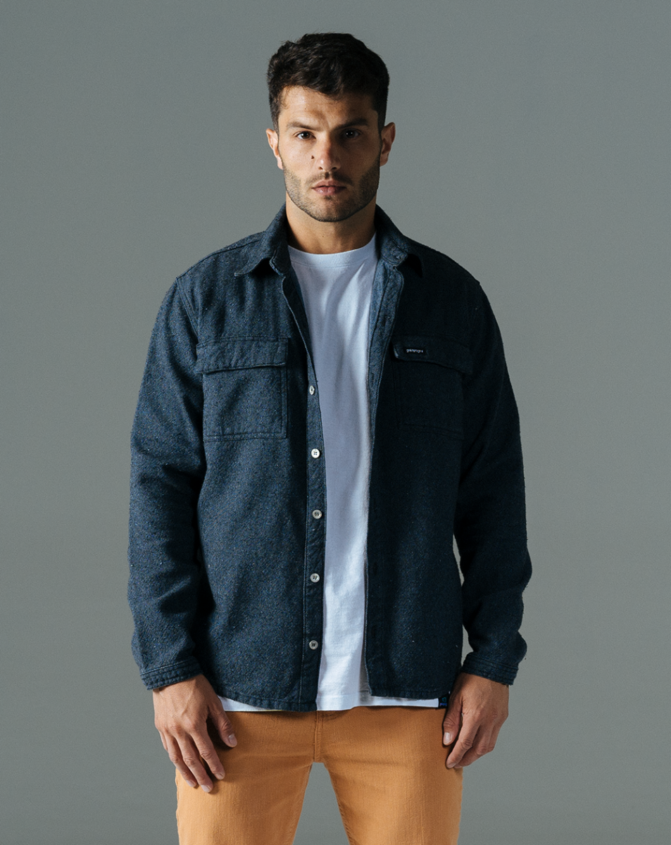 Camisa Eco Jeans Masculina Arcadia - Preta