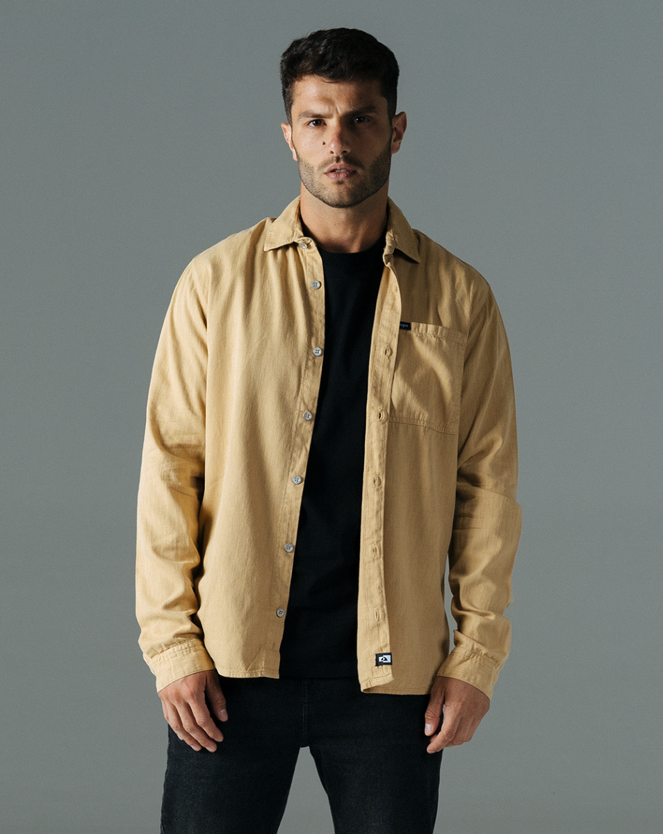 Camisa Eco Masculina Savage - Caqui