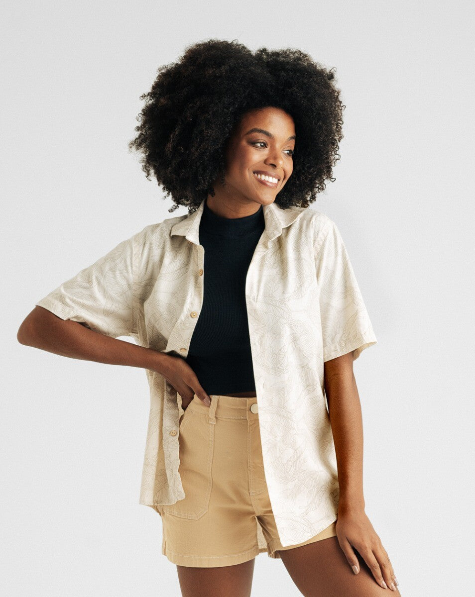Camisa Estampada Kai Areia