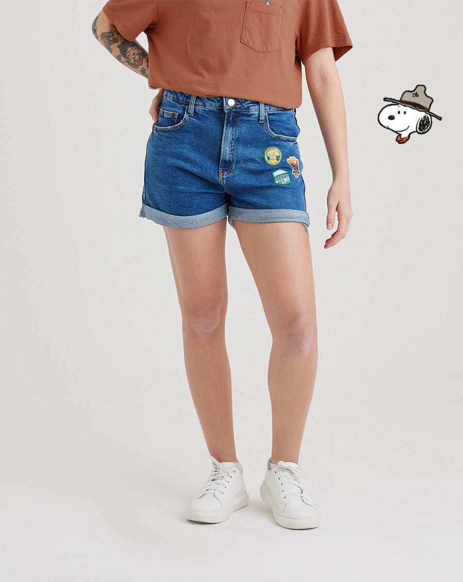 Shorts Jeans Beverly Snoopy