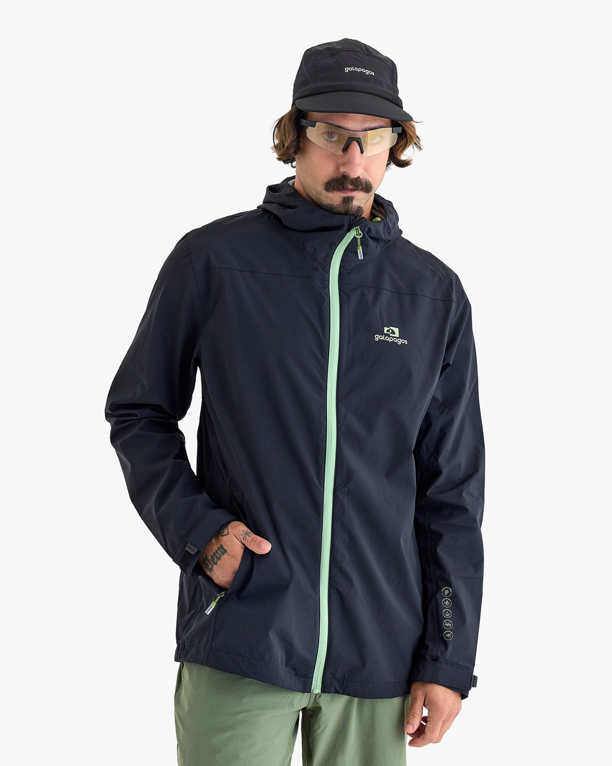 Jaqueta Impermeável Darwin Light Freeze Masculina - Preta
