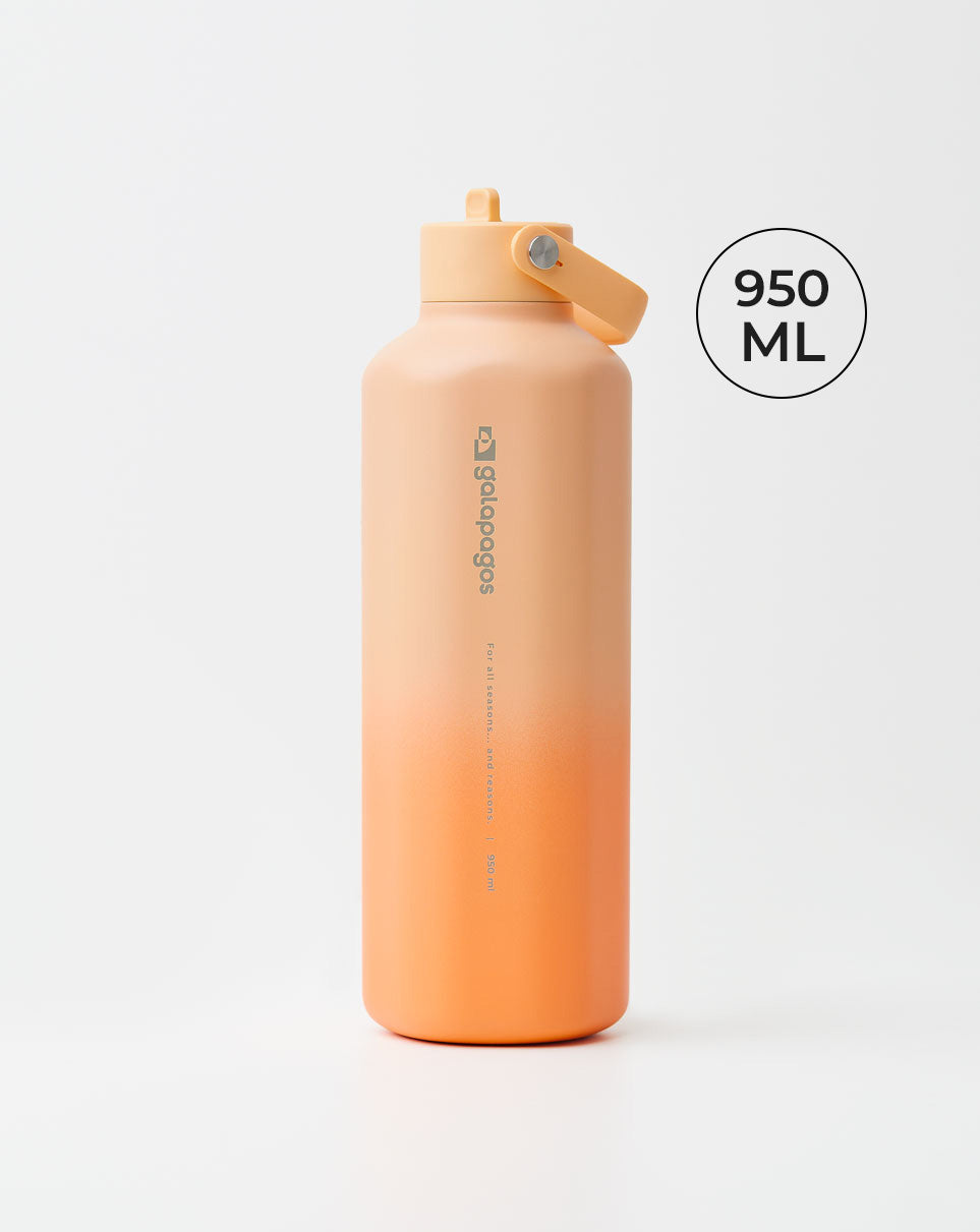 Garrafa River 950ml - Degradê Pêssego