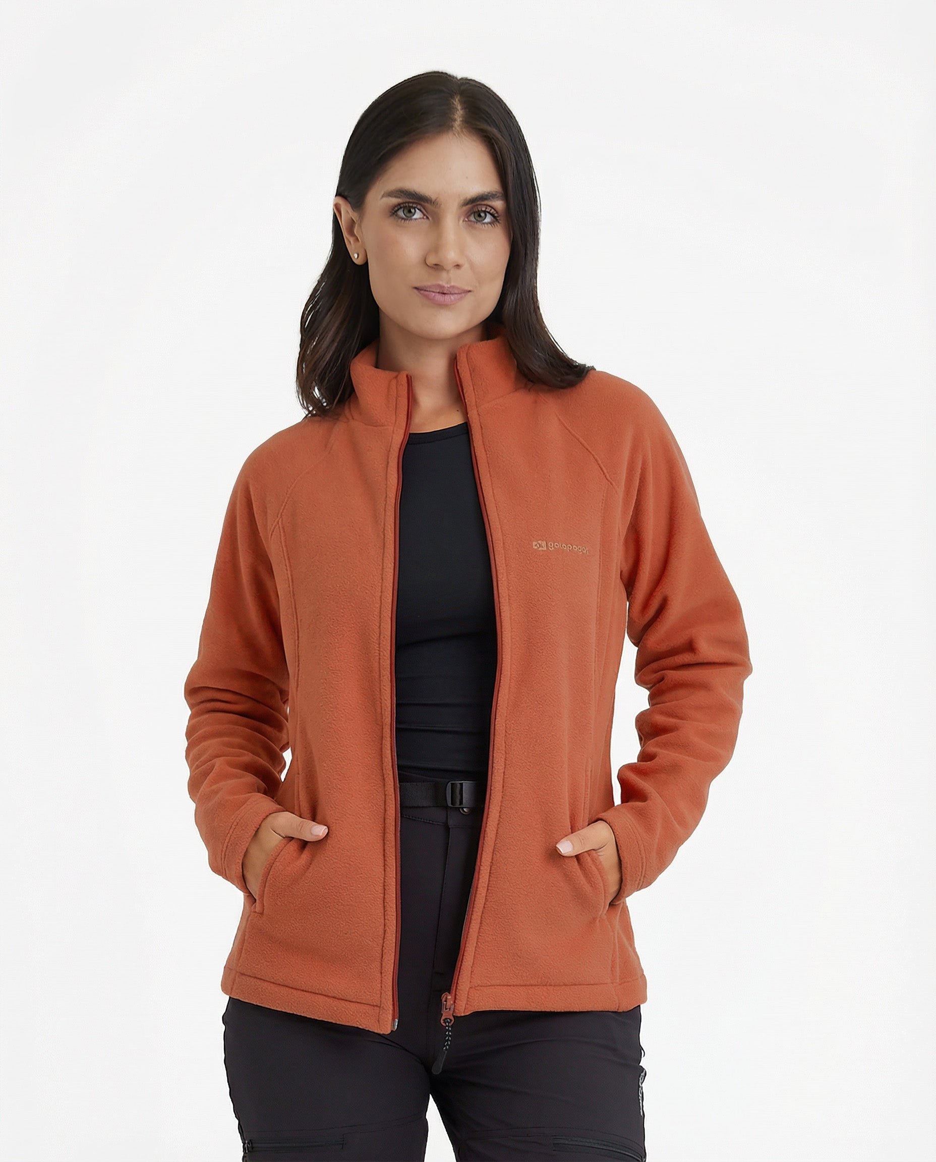 Jaqueta Fleece Kathmandu Feminina Terracota | Galapagos