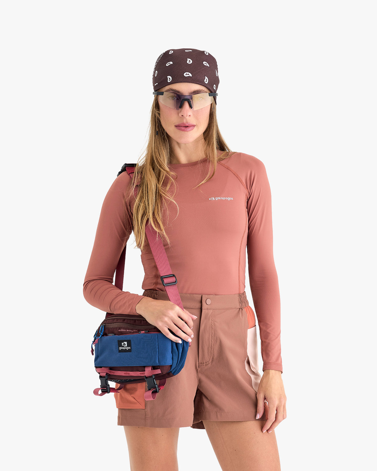 Blusa Segunda Pele UV Vella Feminina - Terracota