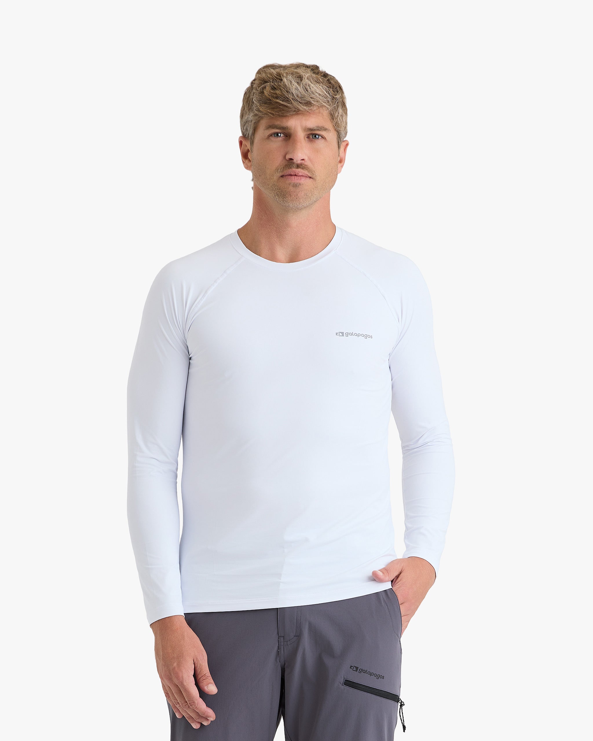 Blusa Segunda Pele UV Vella Masculina - Branca