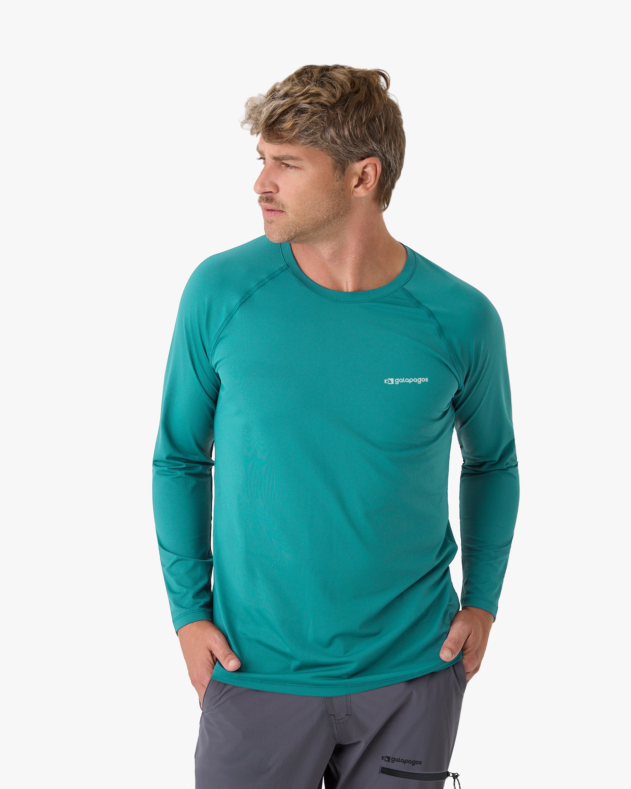 Blusa Segunda Pele UV Vella Masculina - Verde Esmeralda