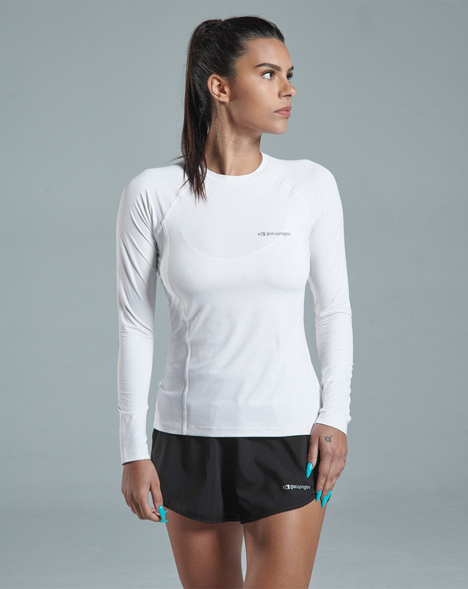 Blusa Feminina Long Sleeve Vella - Branca