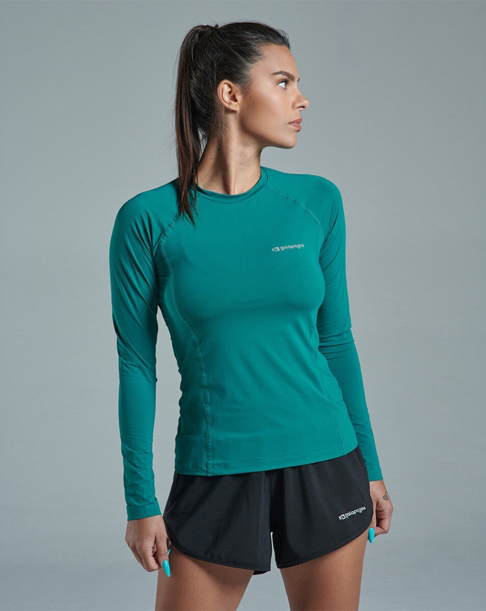 Blusa Feminina Long Sleeve Vella - Verde Esmeralda