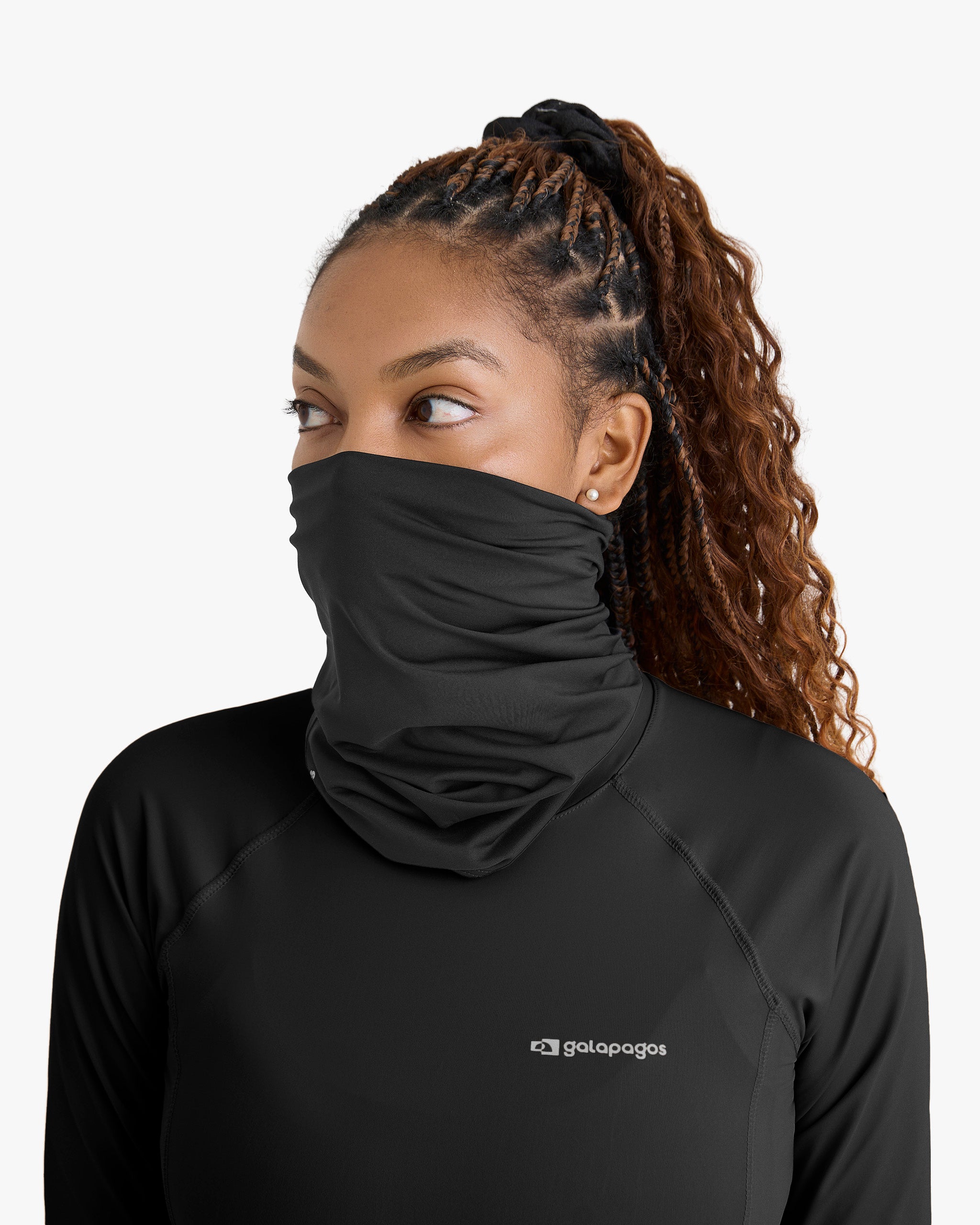 Bandana Mistral UV50+ - Preta - Galapagos Outdoor