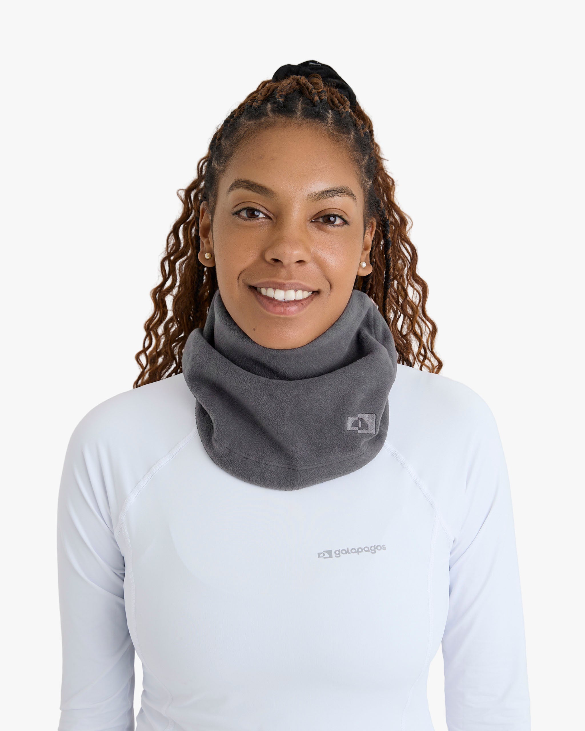 Bandana Fleece Ártico Thermo - Cinza