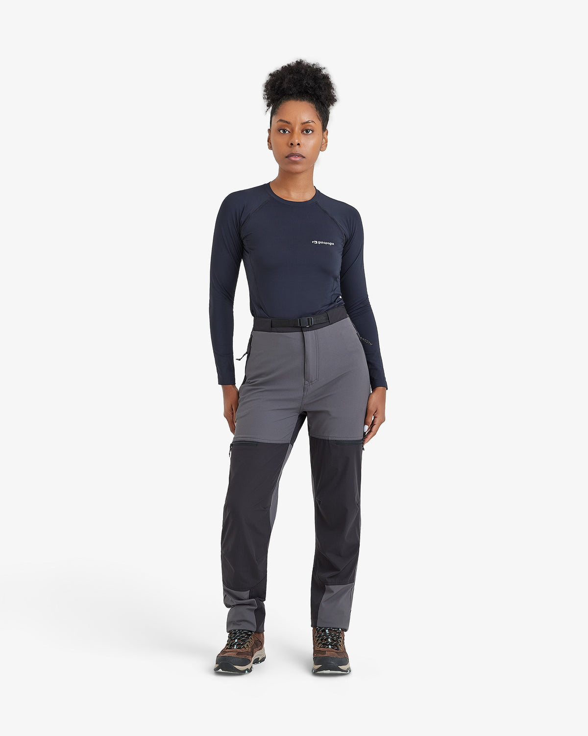 Calça Técnica Hiker Feminina - Chumbo e Preta
