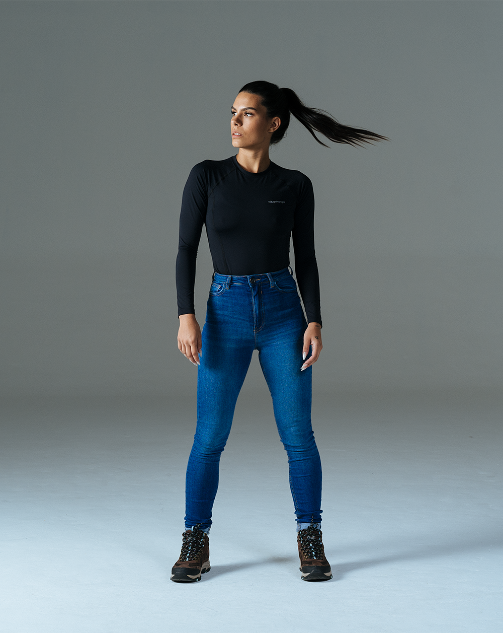 Calça Jeans Escalada Feminina Bolt - Blue Confidence