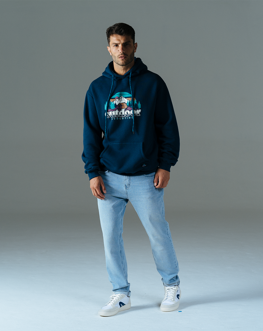 Calça Jeans Escalada Masculina Bolt - Ártico