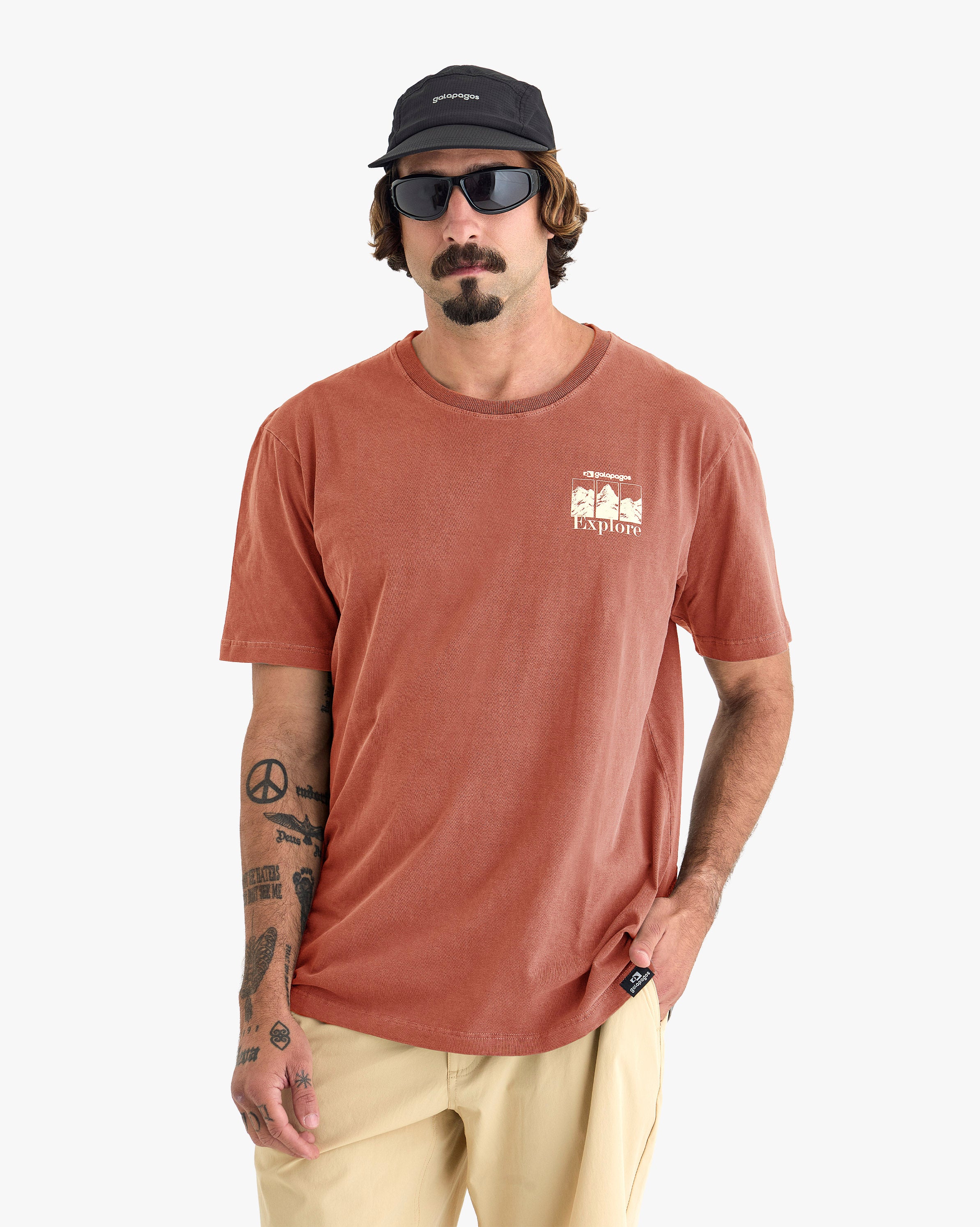 Camiseta Explore All Gender - Terracota