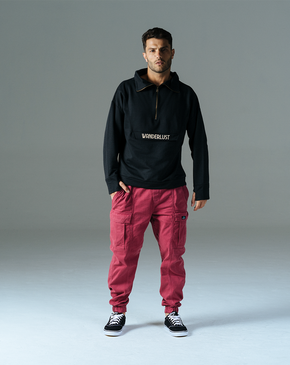Moletom All Gender Wanderlust - Preto