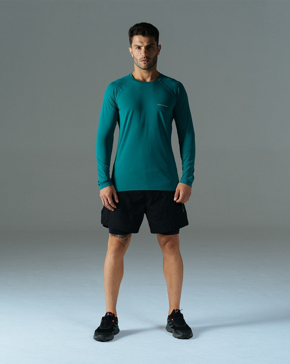Blusa Masculina Long Sleeve Vella - Verde Esmeralda