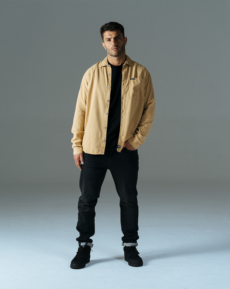 Camisa Eco Masculina Savage - Caqui