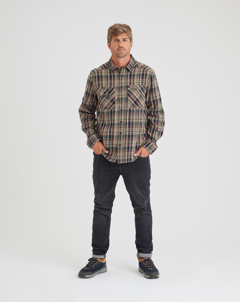 Camisa Flanela Midweight Farmer Xadrez - Verde