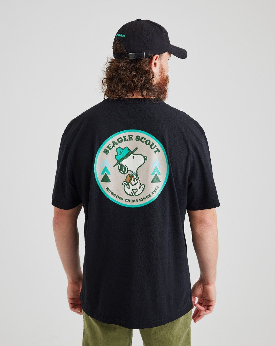 Camiseta Snoopy Scout - Preta