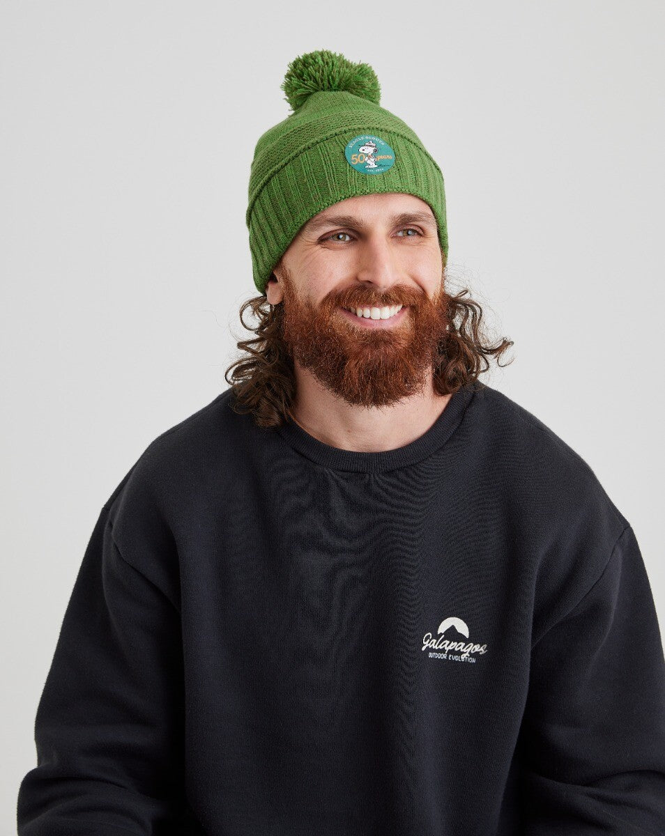 Gorro Snoopy 50 Anos Verde