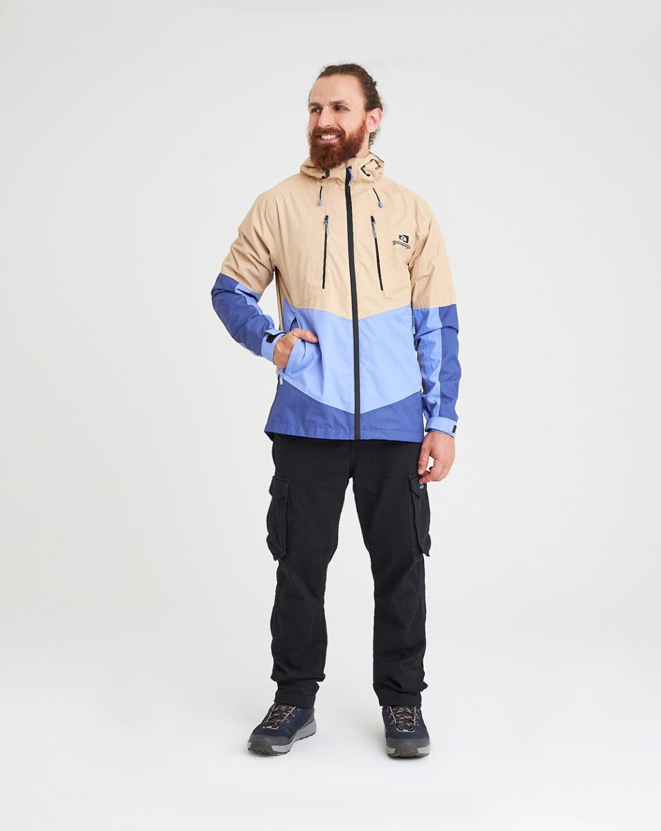 Jaqueta Impermeável masculina Darwin Evolution - Caqui