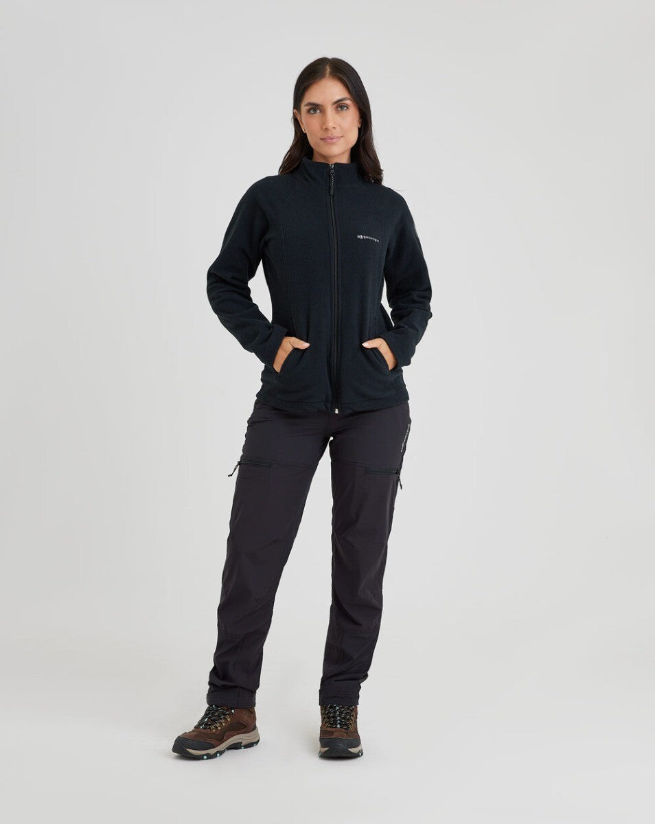Jaqueta Fleece Kathmandu Fem 2.0 - Preto