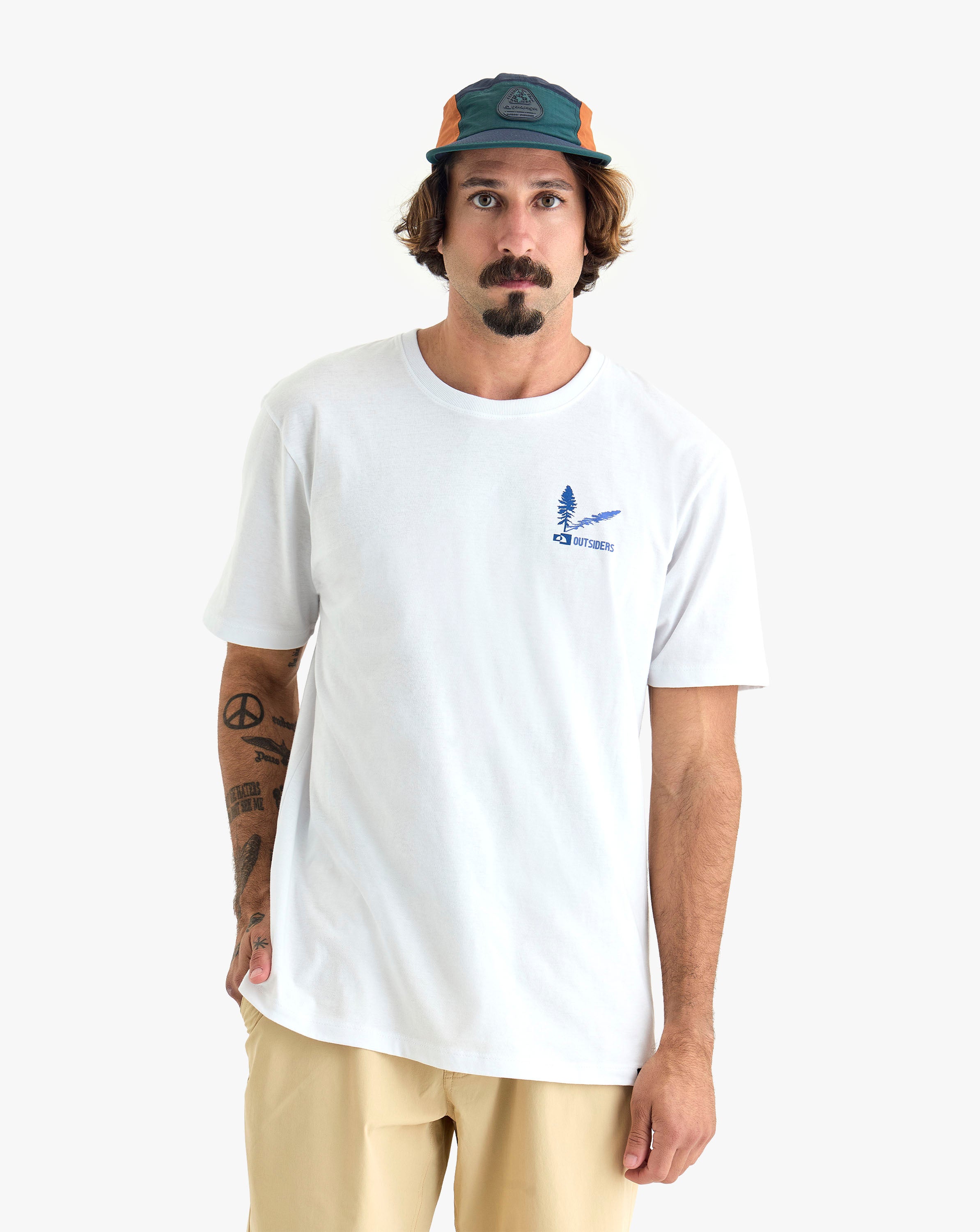 Camiseta Wild Camping All Gender - Branca
