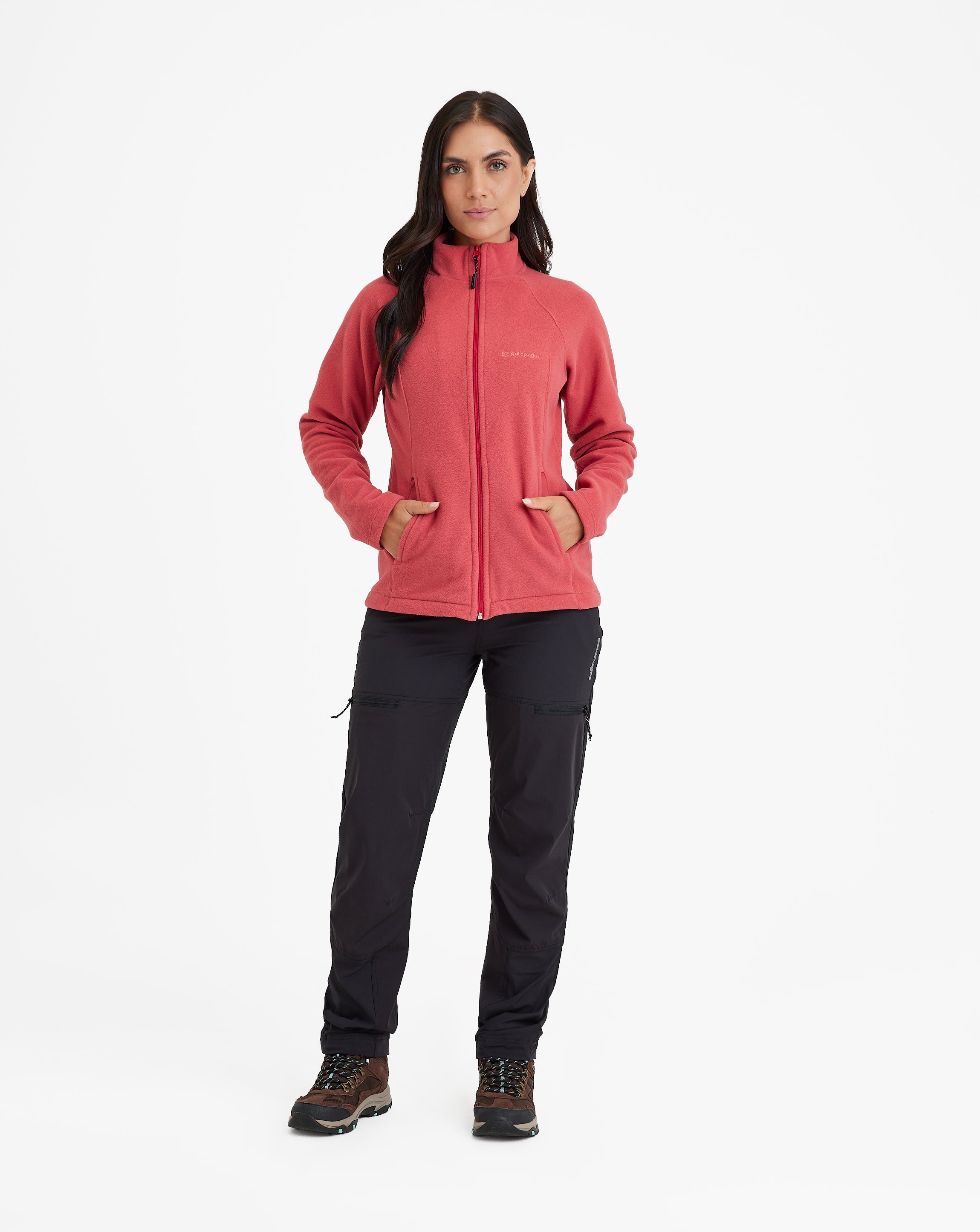 Jaqueta Fleece Kathmandu Fem 2.0 - Goiaba