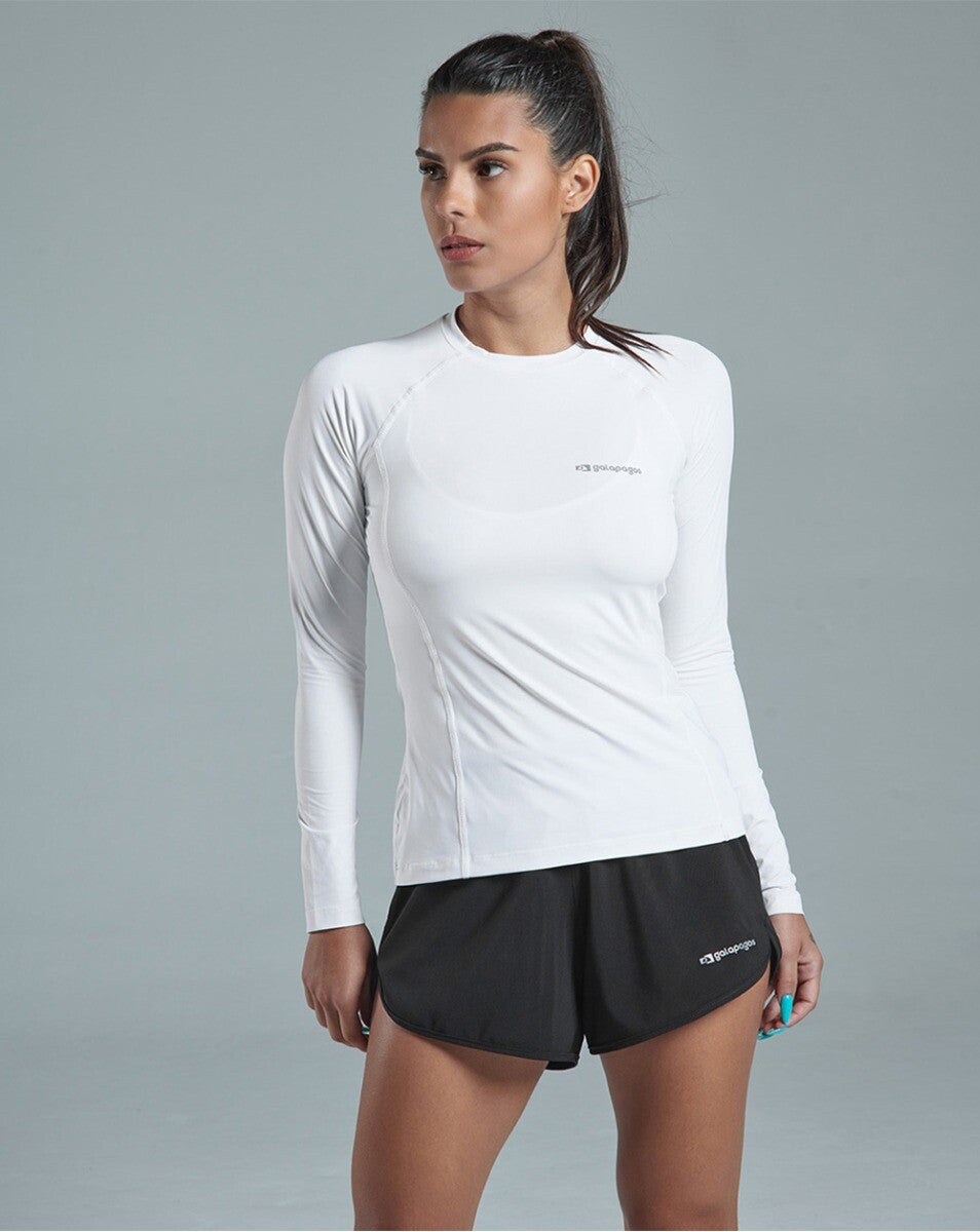 Blusa Feminina Long Sleeve Vella - Branca