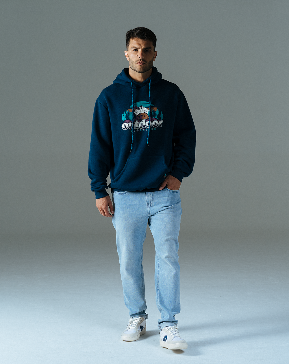 Calça Jeans Escalada Masculina Bolt - Ártico