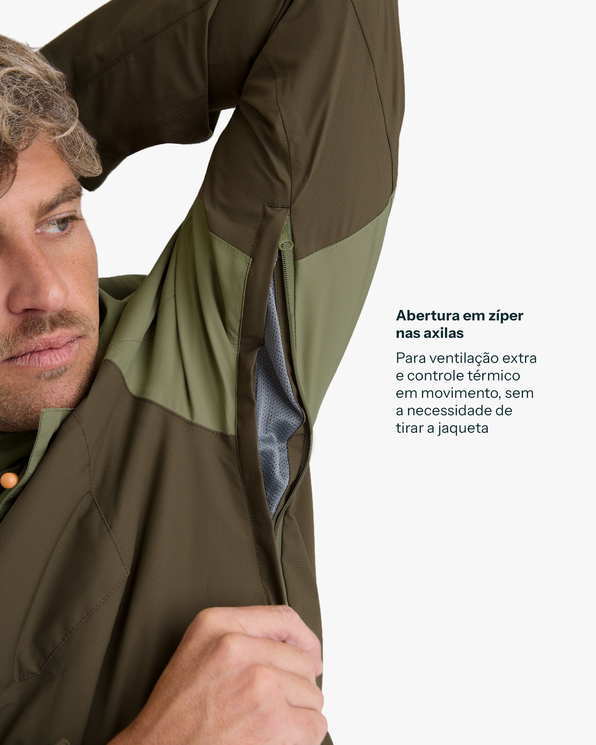 Jaqueta Impermeável Darwin Heat Masculina - Verde