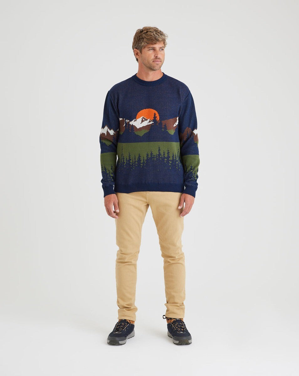 Blusão Tricot Timberline - Azul Marinho