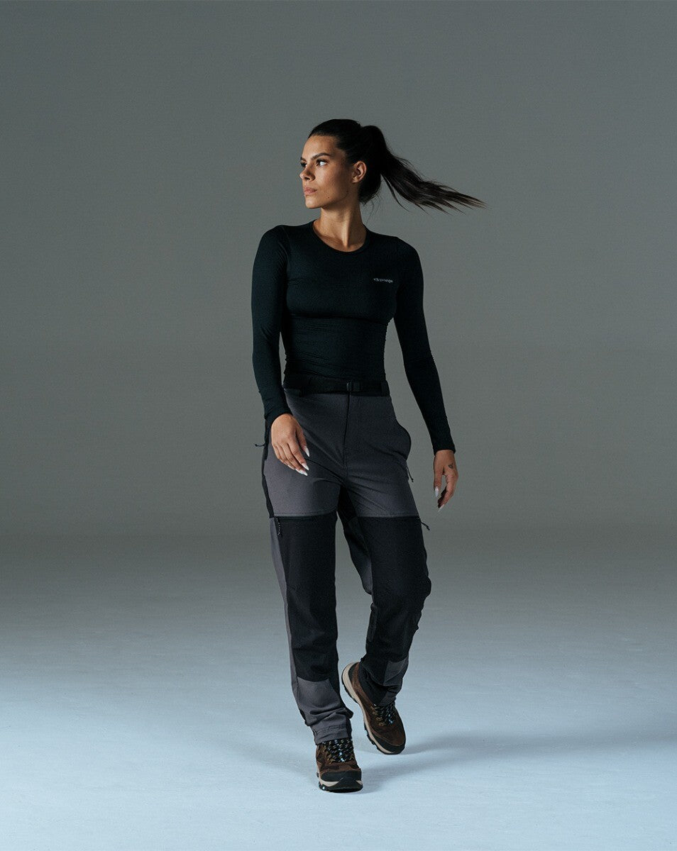 Calça Feminina Hiker - Chumbo e Preta