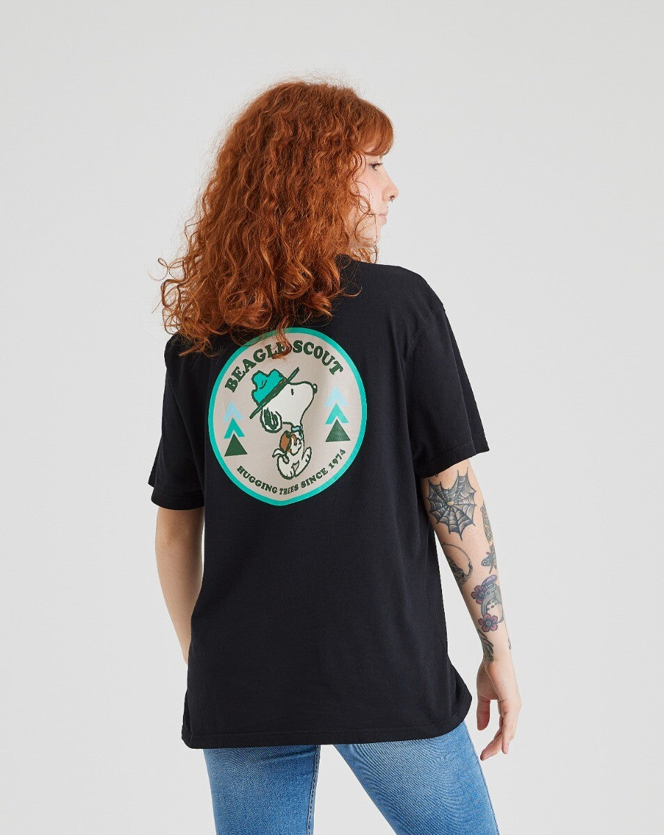 Camiseta Snoopy Scout - Preta