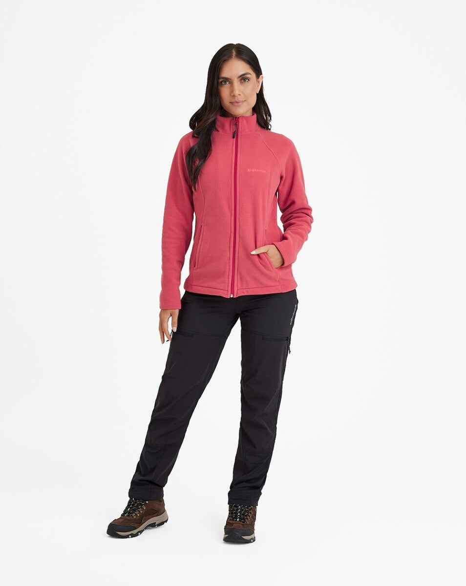 Jaqueta Fleece Kathmandu Fem 2.0 - Goiaba