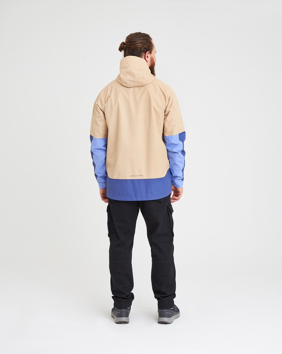 Jaqueta Impermeável masculina Darwin Evolution - Caqui