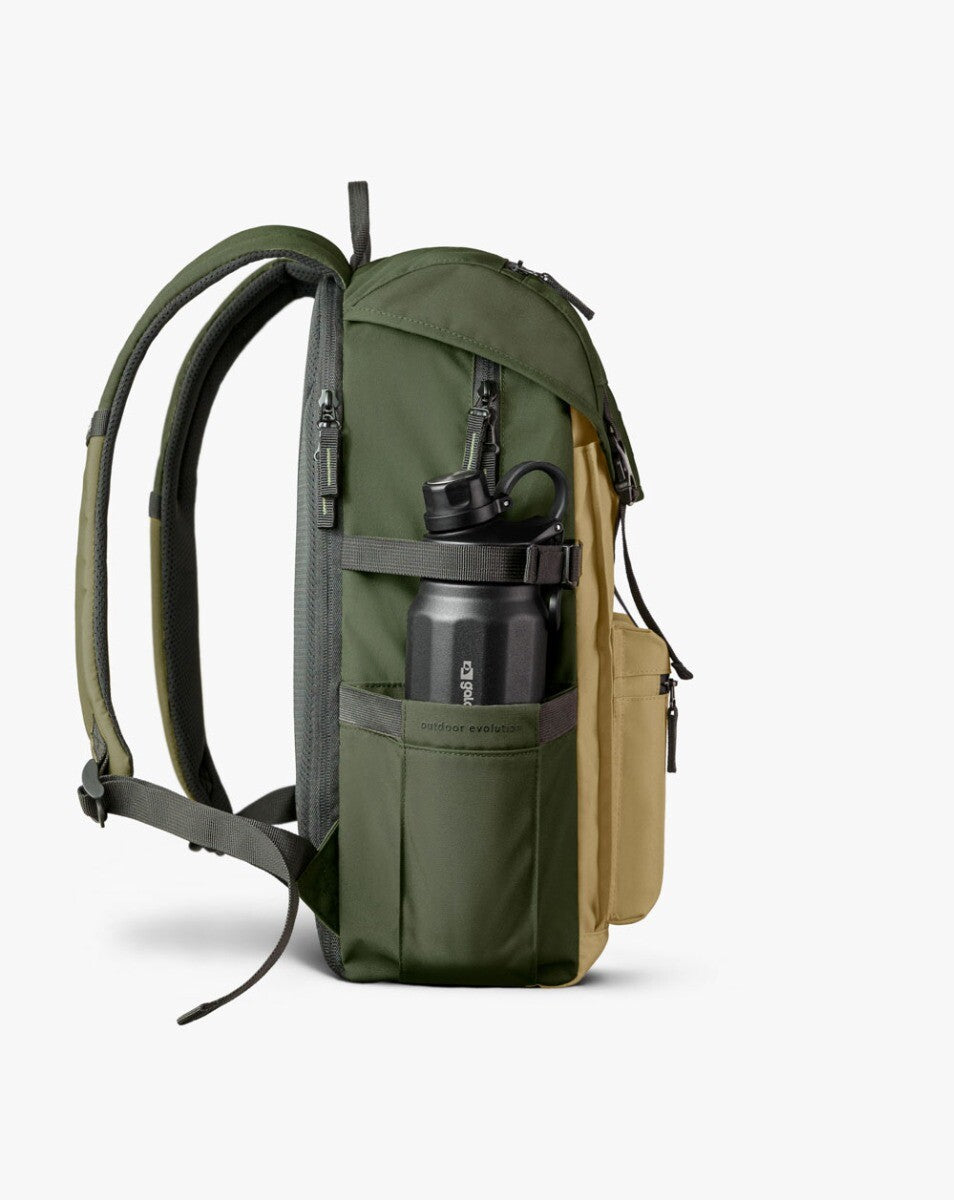 Mochila Pelican 2.0 30L - Ocre e Verde Militar