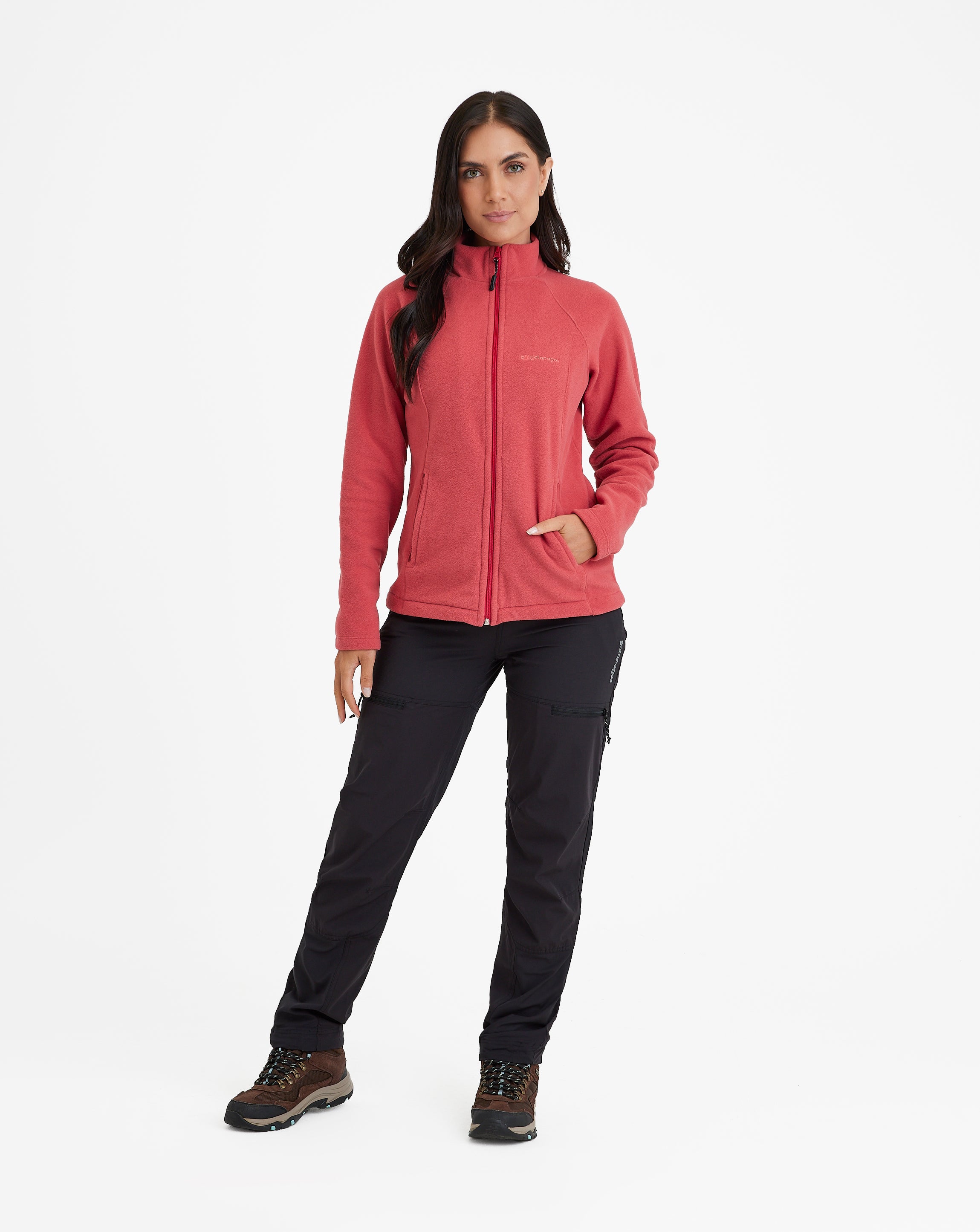 Jaqueta Fleece Kathmandu Fem 2.0 - Goiaba