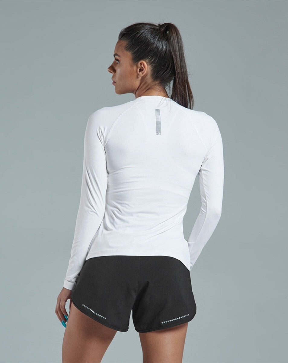Blusa Feminina Long Sleeve Vella - Branca