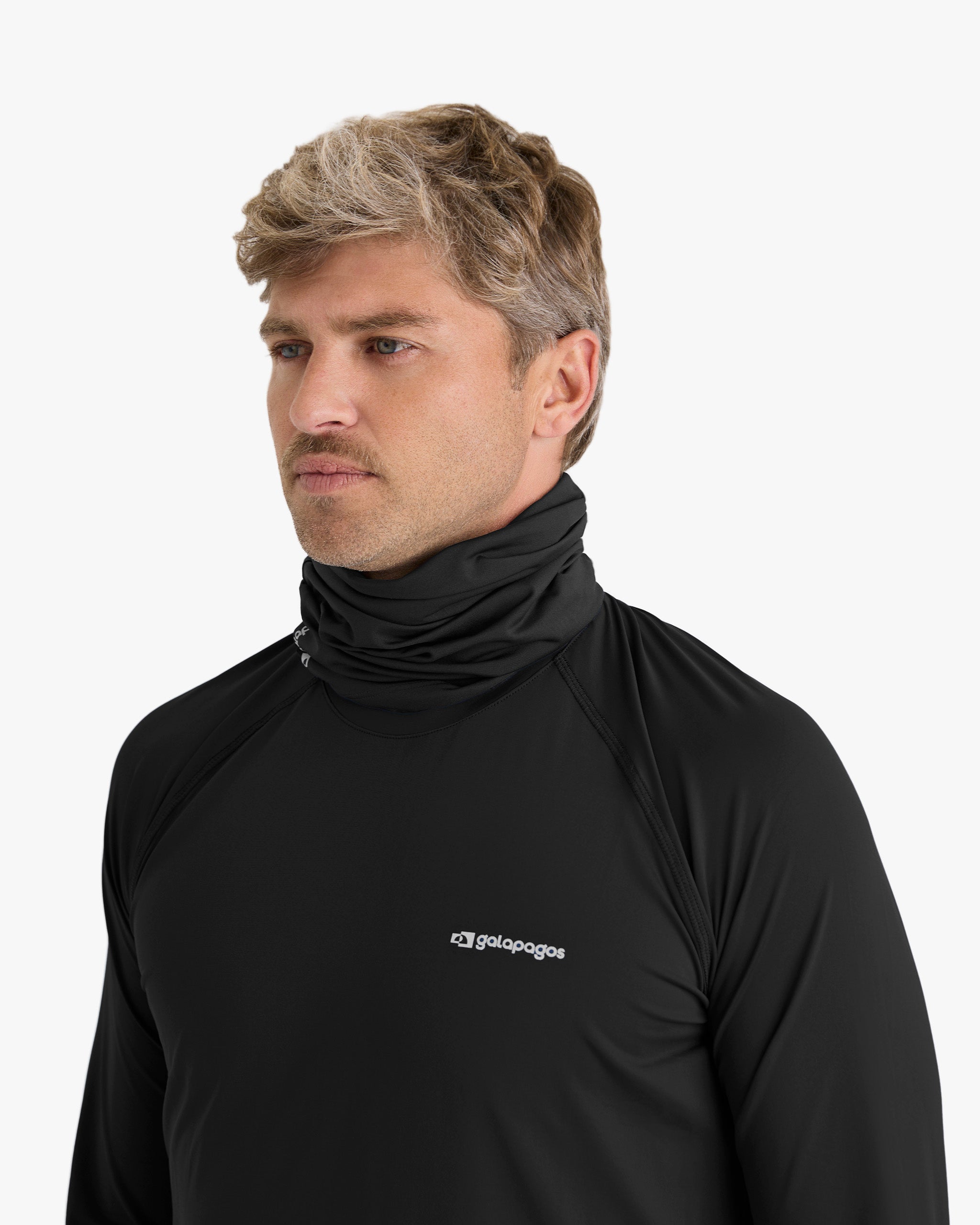 Bandana Mistral UV50+ - Preta - Galapagos Outdoor